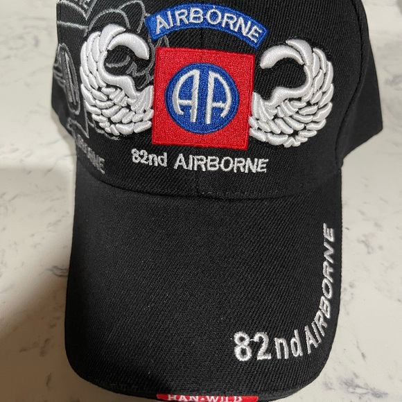 82nd Airborne Division Cap Black never worn brand new - Picture 3 of 6